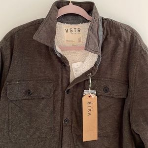 VSTR fleece flannel shacket